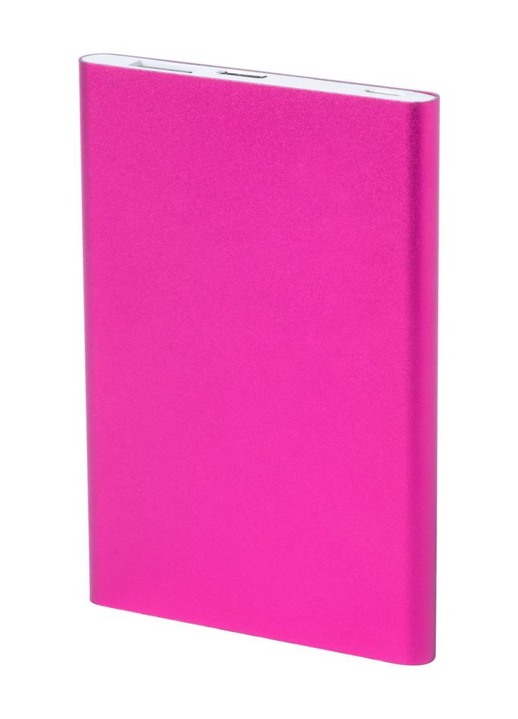 Power bank Villex, колір рожевий