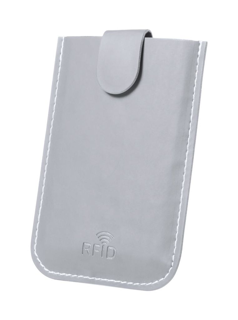 Картхолдер с блокировкой RFID, цвет серый
