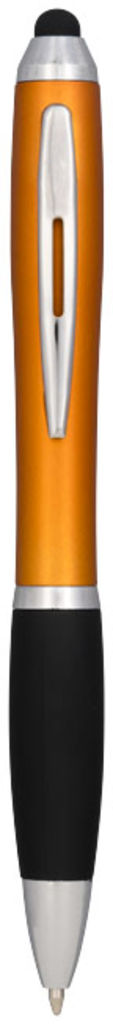Ручка-стилус кулькова Nash, колір помаранчевий