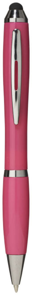 Ручка-стилус кулькова Nash, колір рожевий