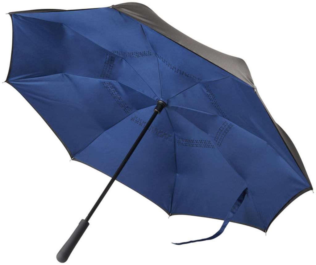 Зонт Lima 23'', цвет сплошной черный, темно-синий