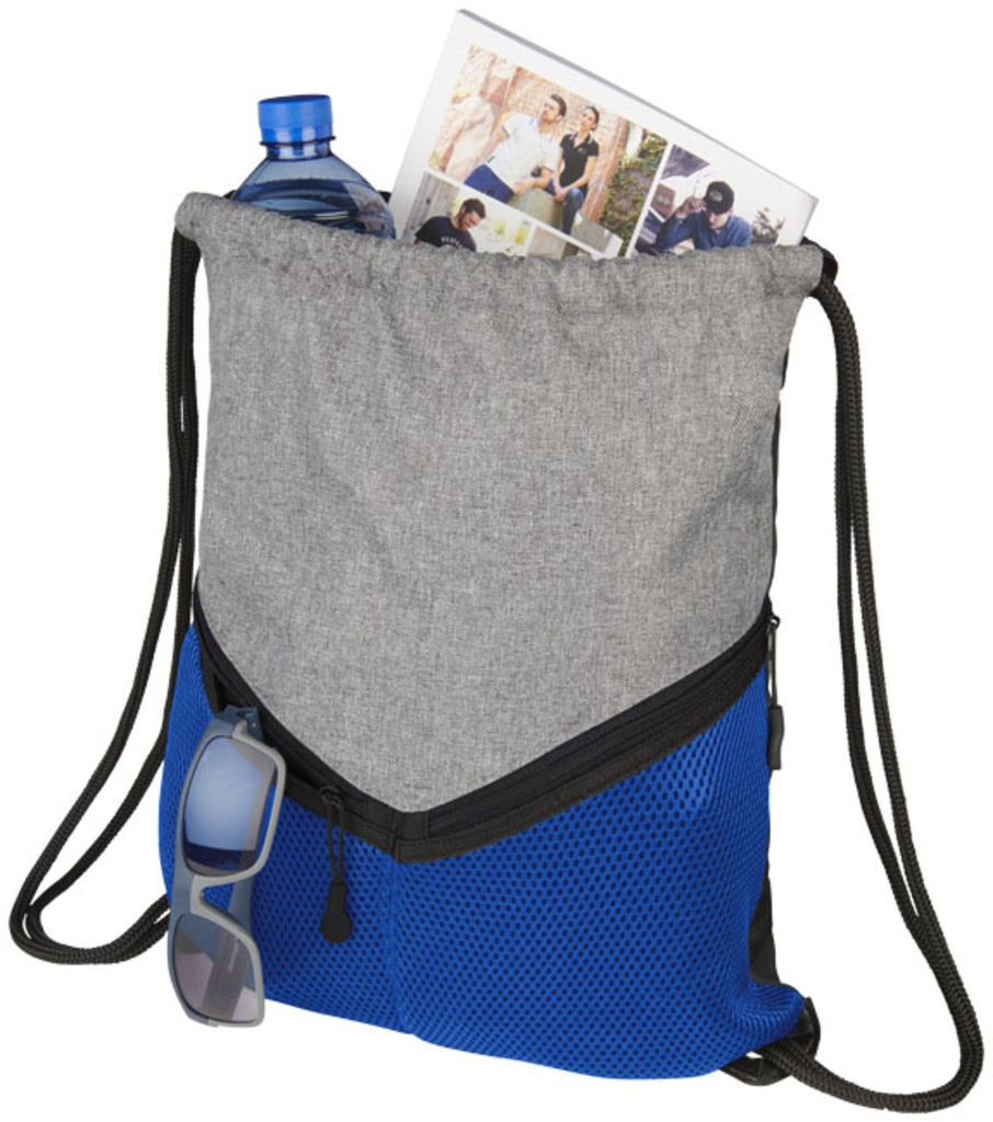 Рюкзак на мотузках спортивний Voyager, колір яскраво-синій