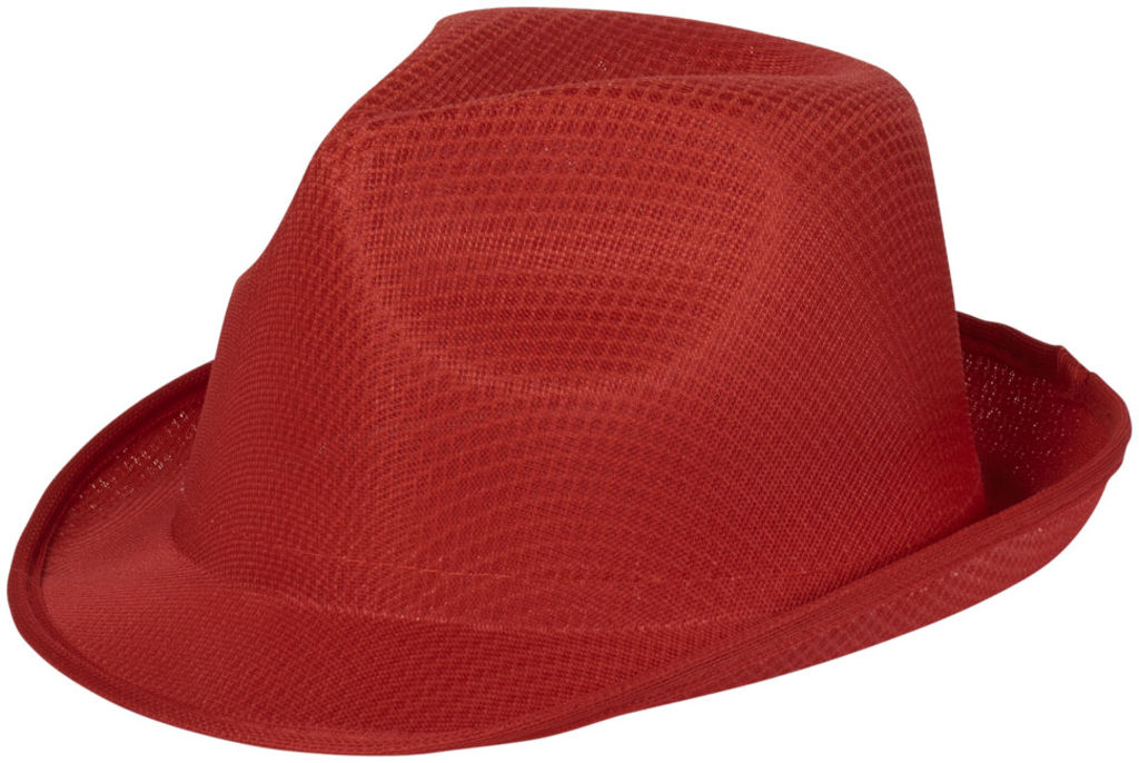 Шляпа Trilby, цвет красный