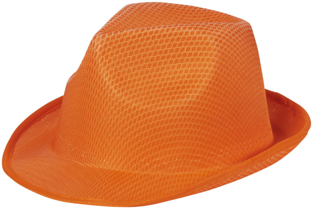 Шляпа Trilby, цвет оранжевый