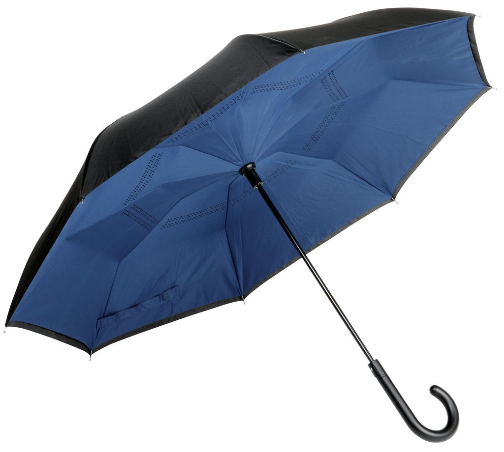 Зонт-трость автоматический OPPOSITE, цвет тёмно-синий, чёрный