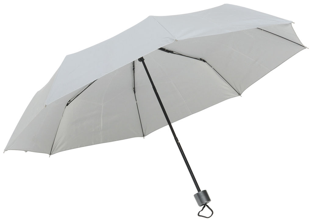 Зонт складной FLASHY, цвет серебристый