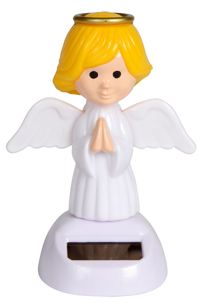 Фигурка на солнечной батарее ANGEL, цвет белый