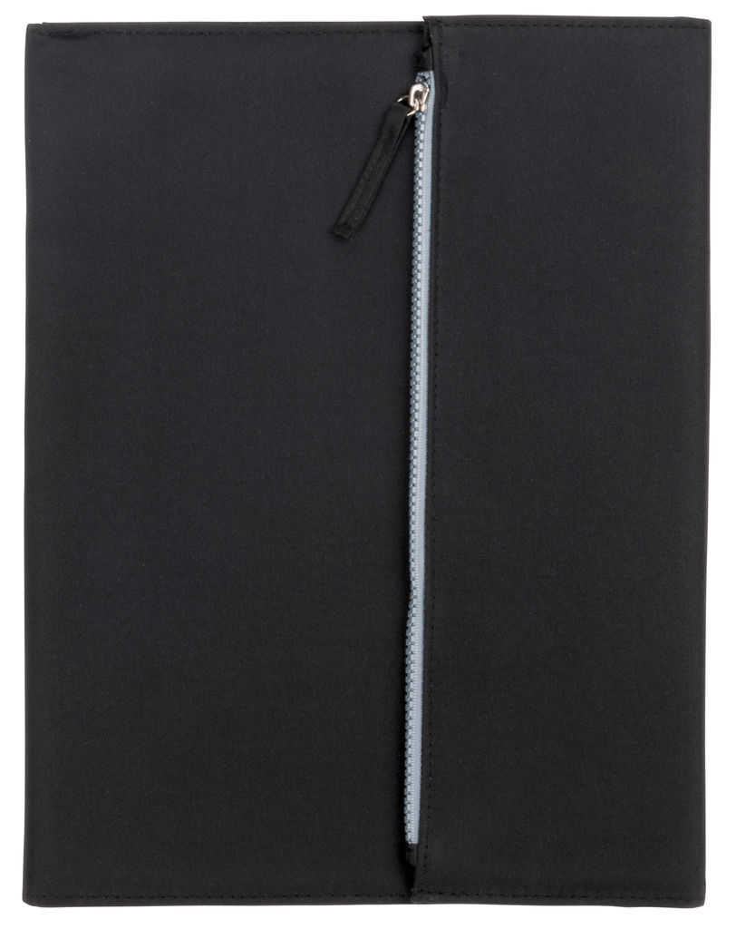 Портфель ZIPPER А4, цвет чёрный, серый