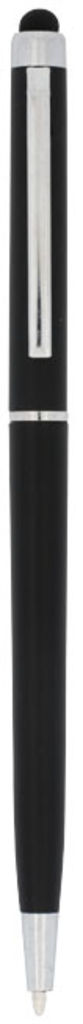 Ручка-стилус шариковая Valeria ABS, цвет сплошной черный