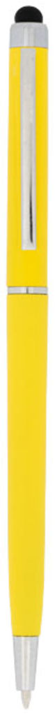 Ручка-стилус шариковая Valeria ABS, цвет желтый
