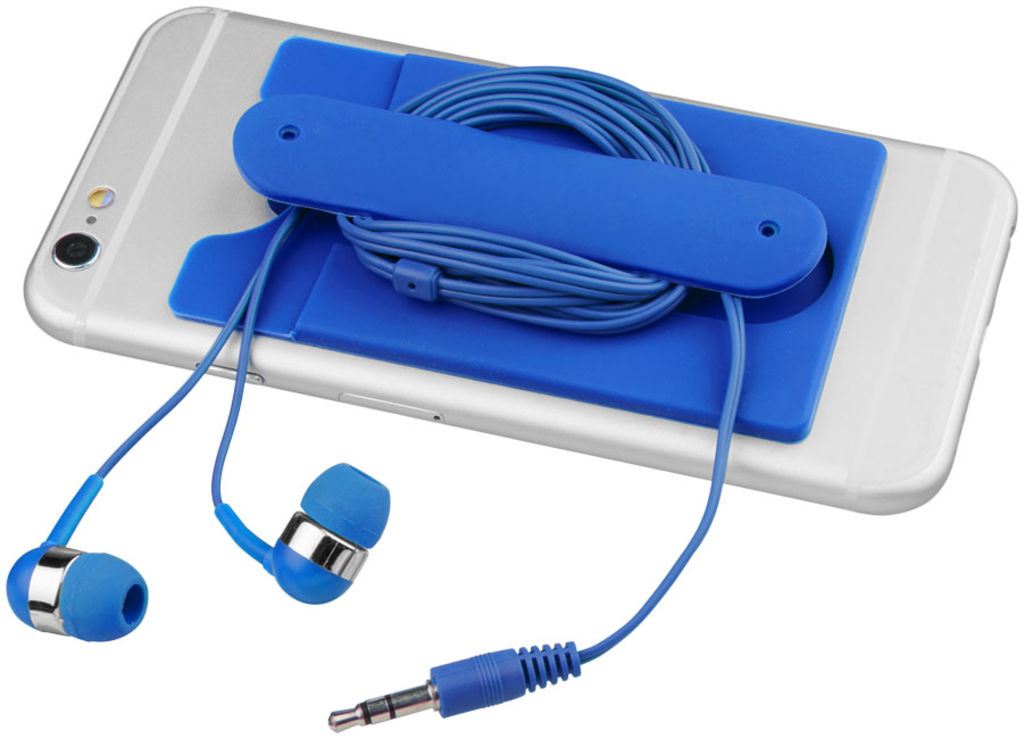 Наушники Silic Phone Wallet-WH, цвет ярко-синий