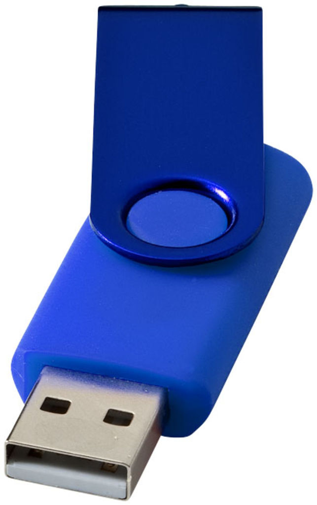 Флешка-твистер 1GB, цвет ярко-синий