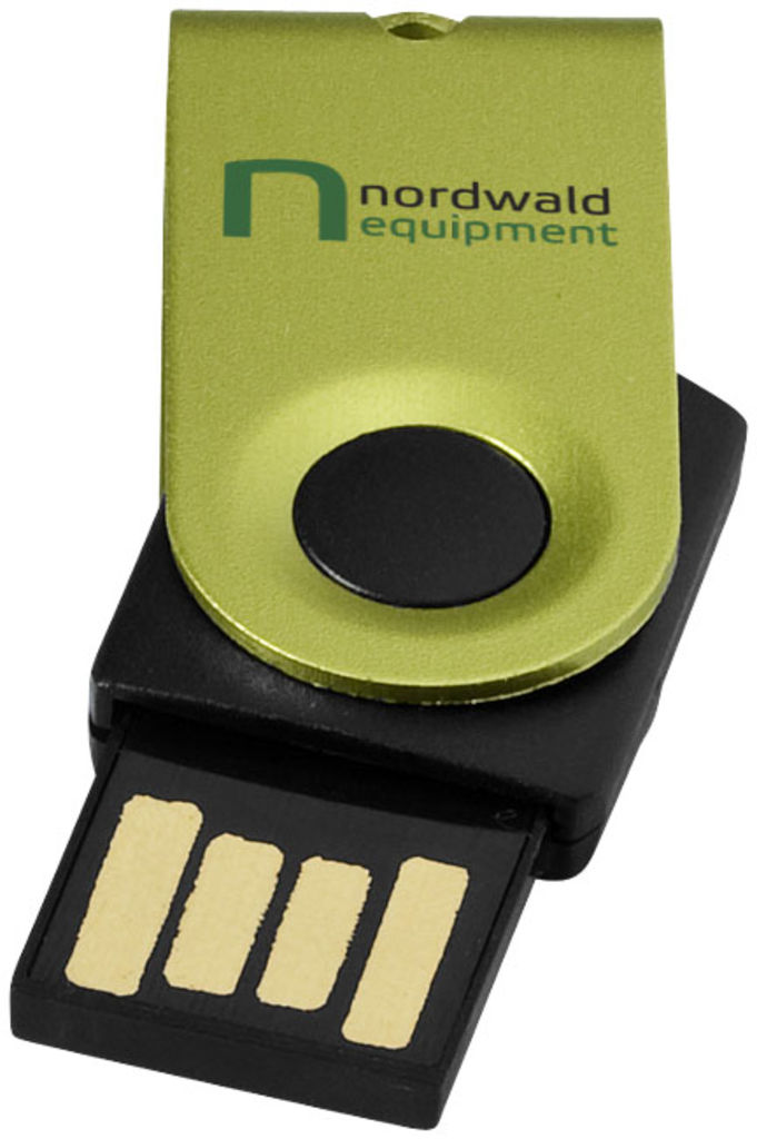 Флешка-твістер 1GB, колір зелене яблуко - 1Z38720D-1GB- Фото №2