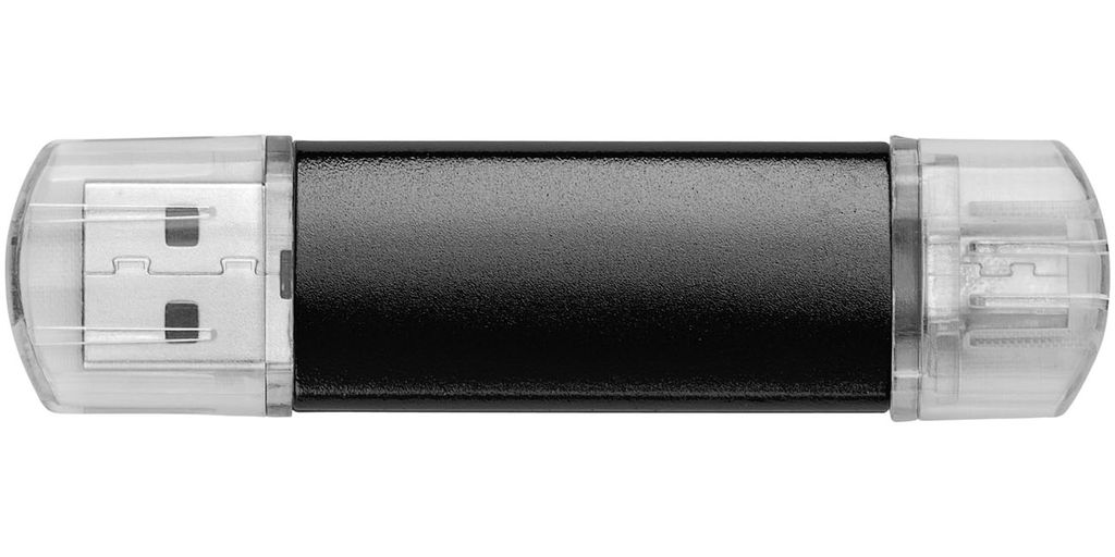 Флешка 1GB, цвет сплошной черный - 1Z20310D-1GB- Фото №4