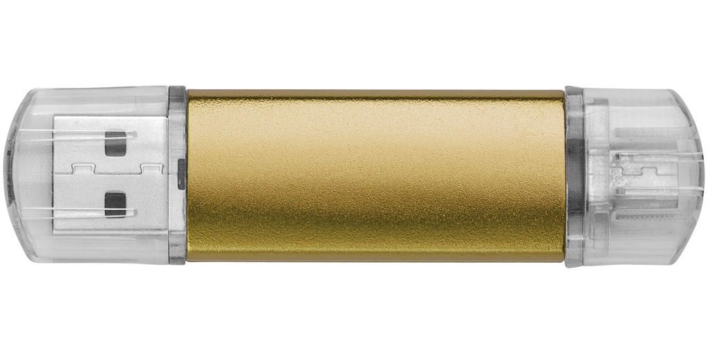 Флешка 1GB, цвет золотистый - 1Z20320D-1GB- Фото №4
