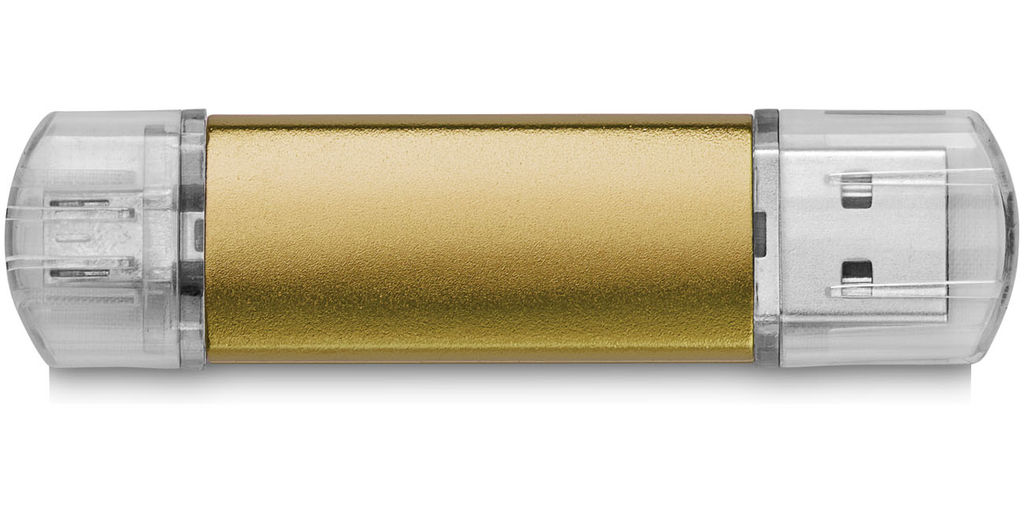 Флешка 1GB, цвет золотистый - 1Z20320D-1GB- Фото №5