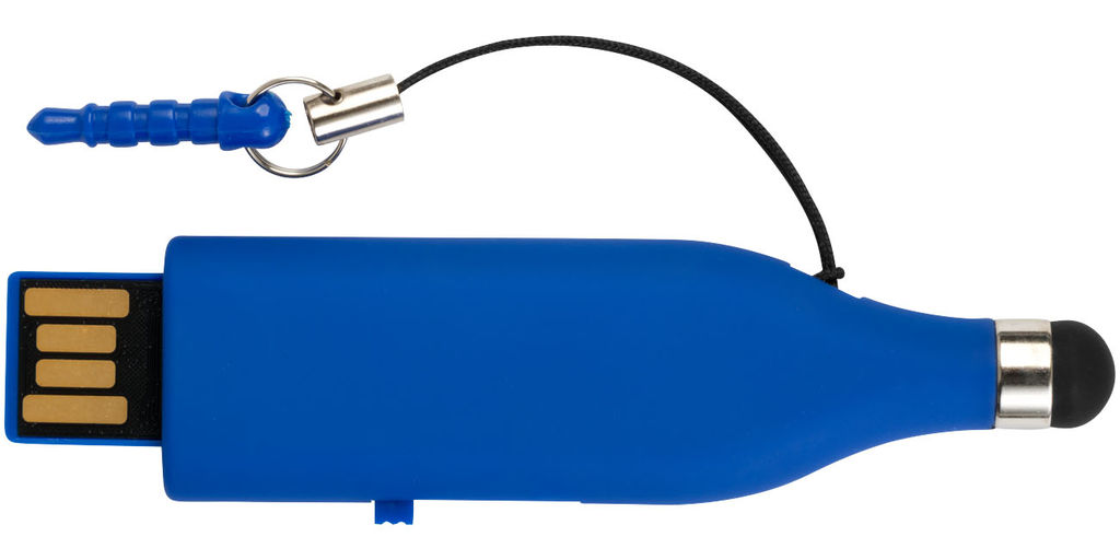 Флешка со стилусом 1GB, цвет синий - 1Z39232D-1GB- Фото №5