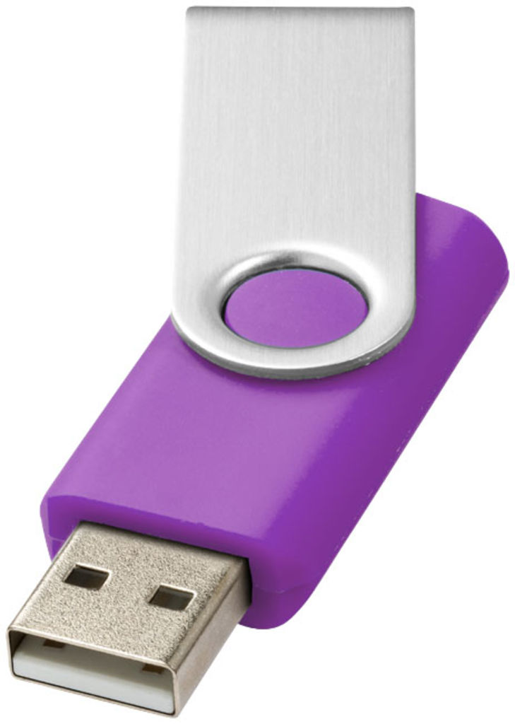 Флешка-твистер 4GB, цвет пурпурный
