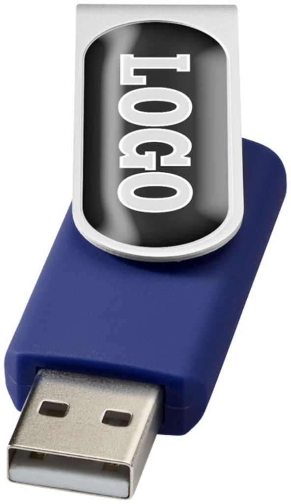 Флешка-твистер 8GB, цвет синий