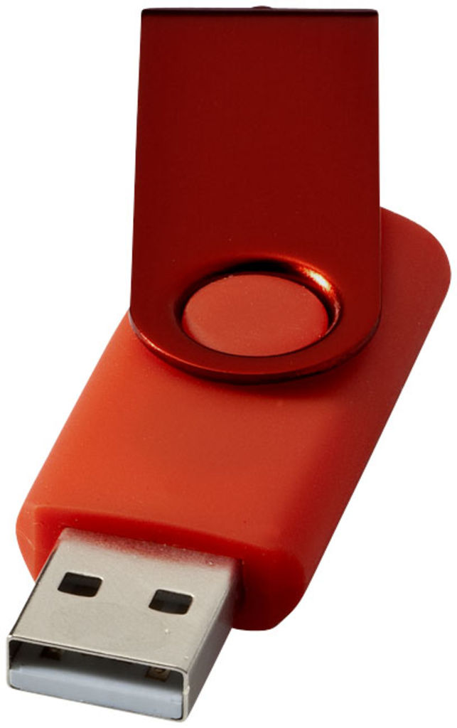 Флешка-твистер 16GB, цвет темно-красный
