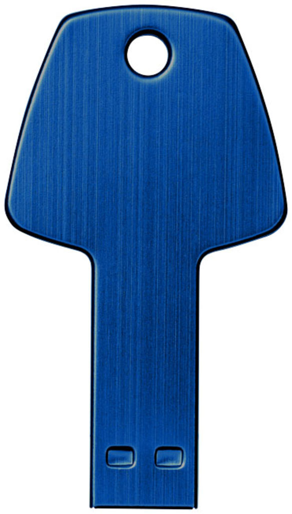 Флешка-ключ алюмінієва 8GB, колір темно синій - 1Z33394D-8GB- Фото №2