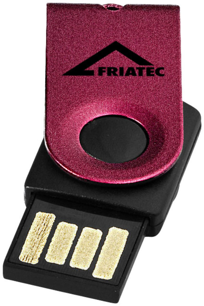 Флешка-твістер 8GB, колір червоний - 1Z38721D-8GB- Фото №3