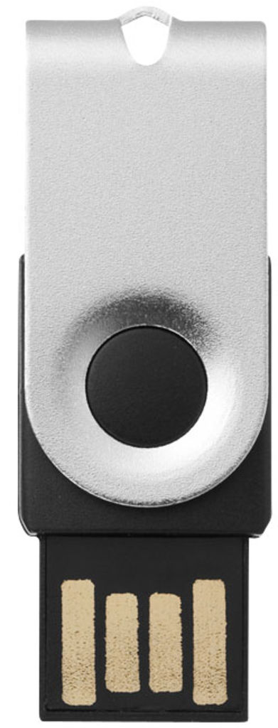 Флешка-твістер 16GB, колір сріблястий - 1Z38722D-16GB- Фото №3