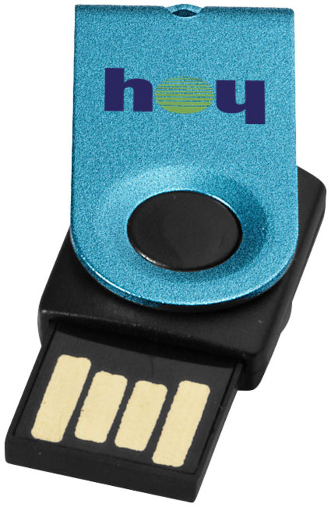 Флешка-твістер 32GB, колір темно синій - 1Z38724D-32GB- Фото №2