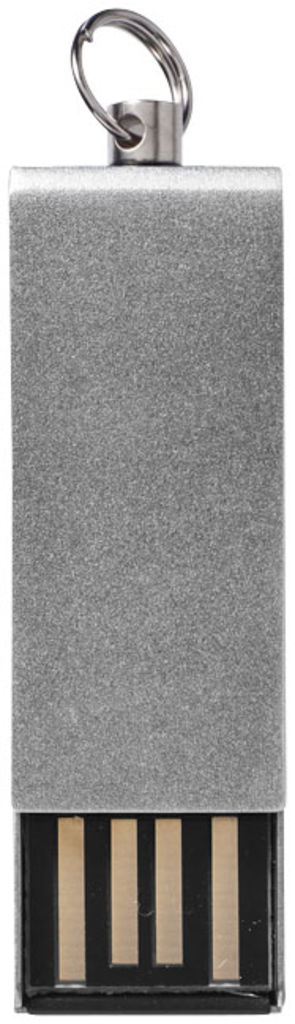 Флешка поворотная мини 2GB, цвет серебряный - 1Z39270D-2GB- Фото №3