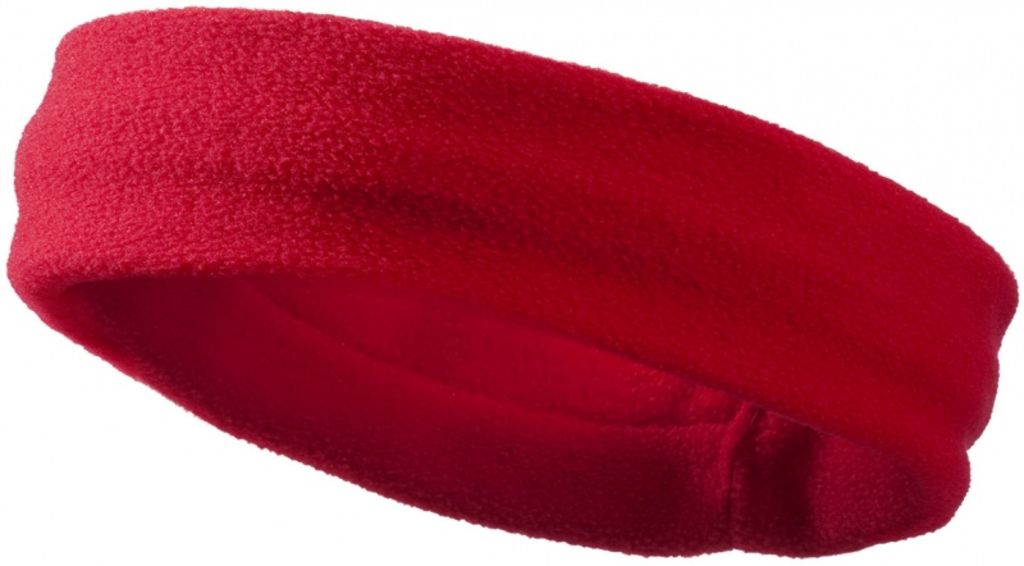 Флисовая повязка на голову, цвет красный