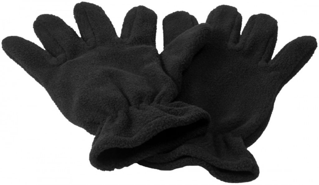Флісові рукавички, колір чорний