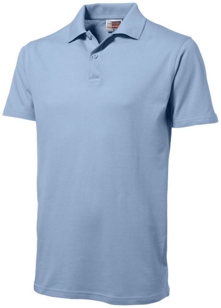 Рубашка поло First, цвет голубой  размер S-XXXXL
