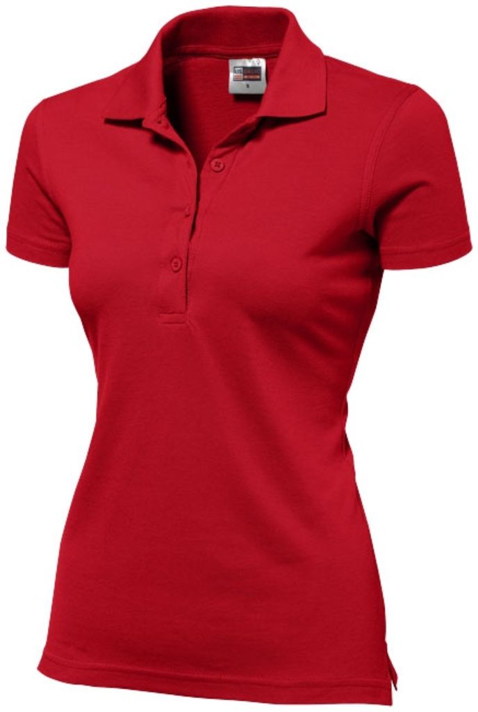 Сорочка Поло жіноче First, колір червоний  розмір S-XXL