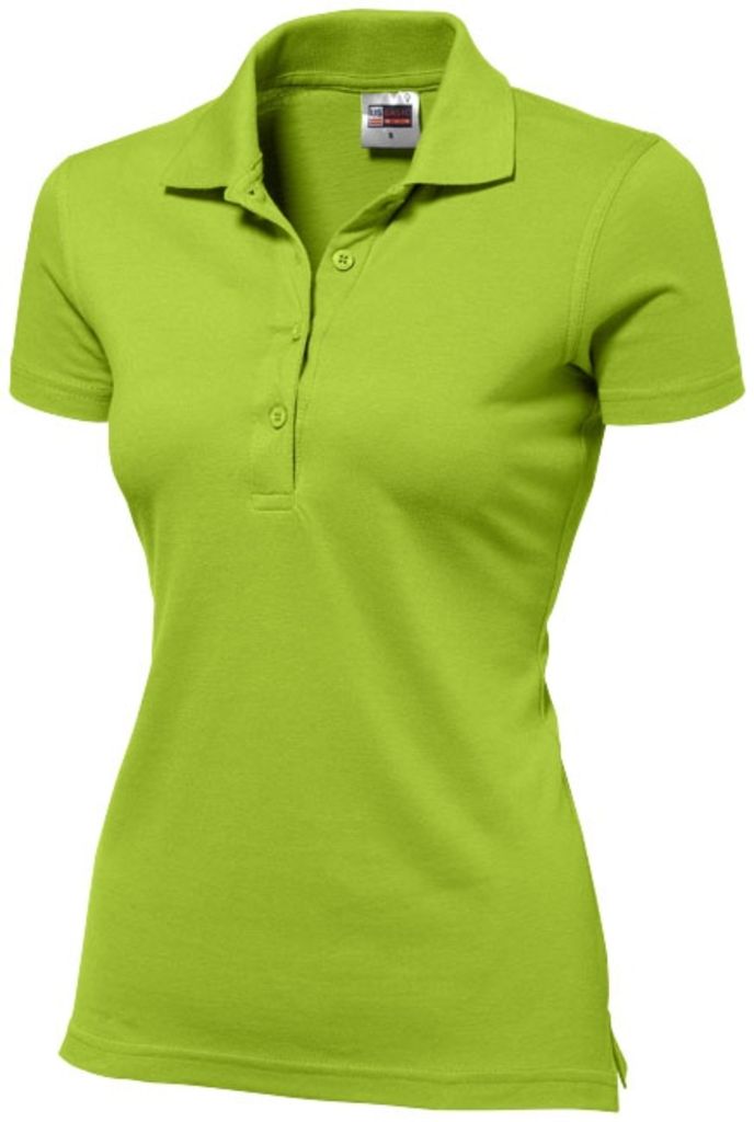 Рубашка поло женская First, цвет светло-зеленый  размер S-XXL