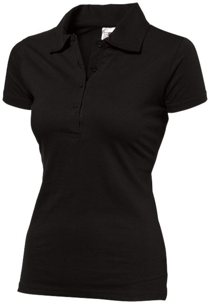 Рубашка поло женская Akron, цвет черный  размер S-XL