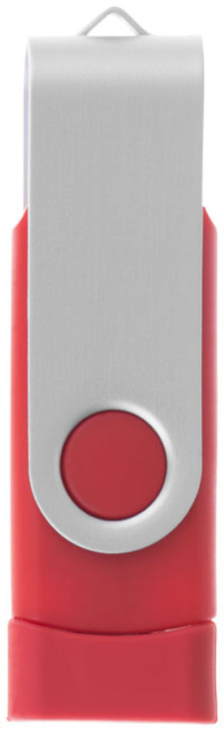 Флешка-твістер 4GB, колір червоний - 1Z20150D-4GB- Фото №5