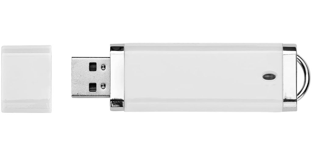 Флешка пластиковая с колпачком 32GB, цвет белый - 1Z34223D-32GB- Фото №4