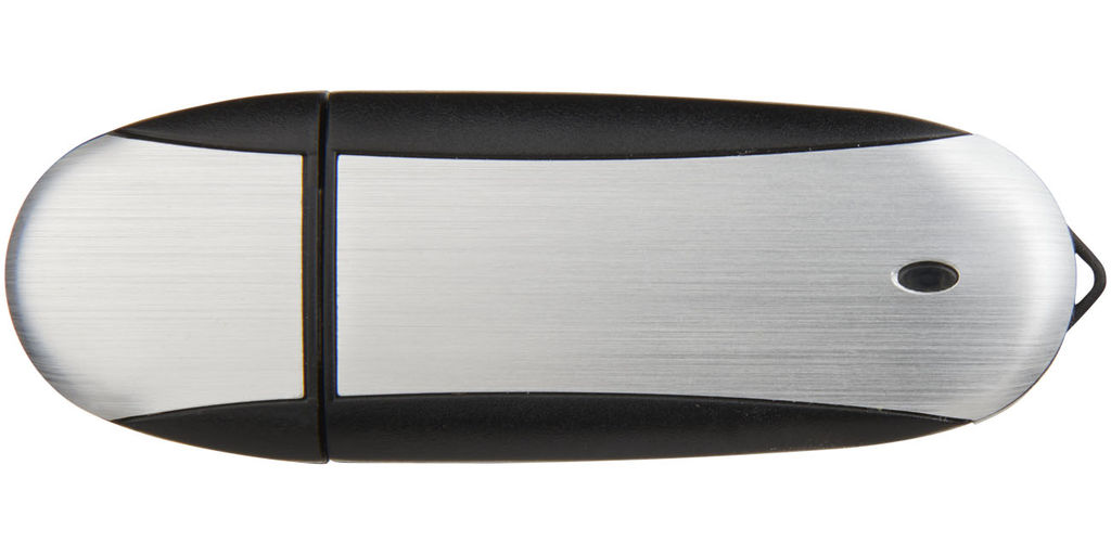 Флешка 32GB, колір суцільний чорний, сріблястий - 1Z30583G-32GB- Фото №3