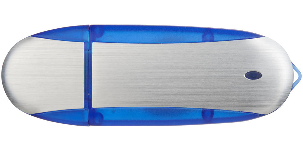 Флешка 16GB, колір синій темний, сріблястий - 1Z38702G-16GB- Фото №5