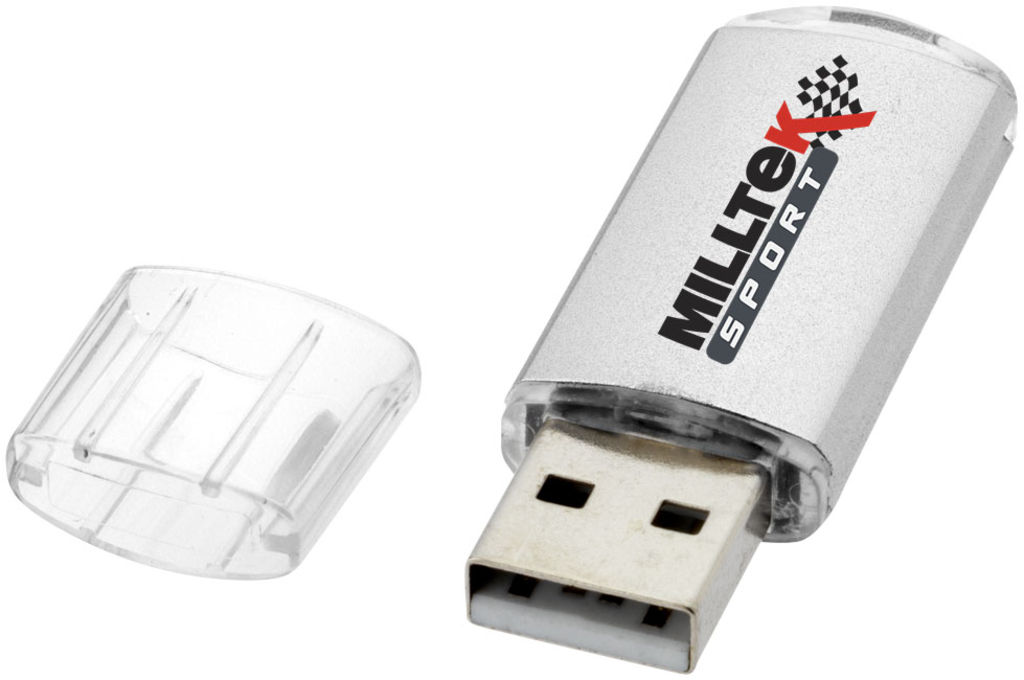 Флешка 16GB, цвет серебряный - 1Z34132D-16GB- Фото №5