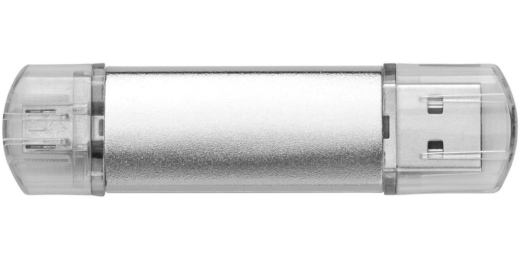 Флешка 16GB, цвет серебристый - 1Z20300D-16GB- Фото №4