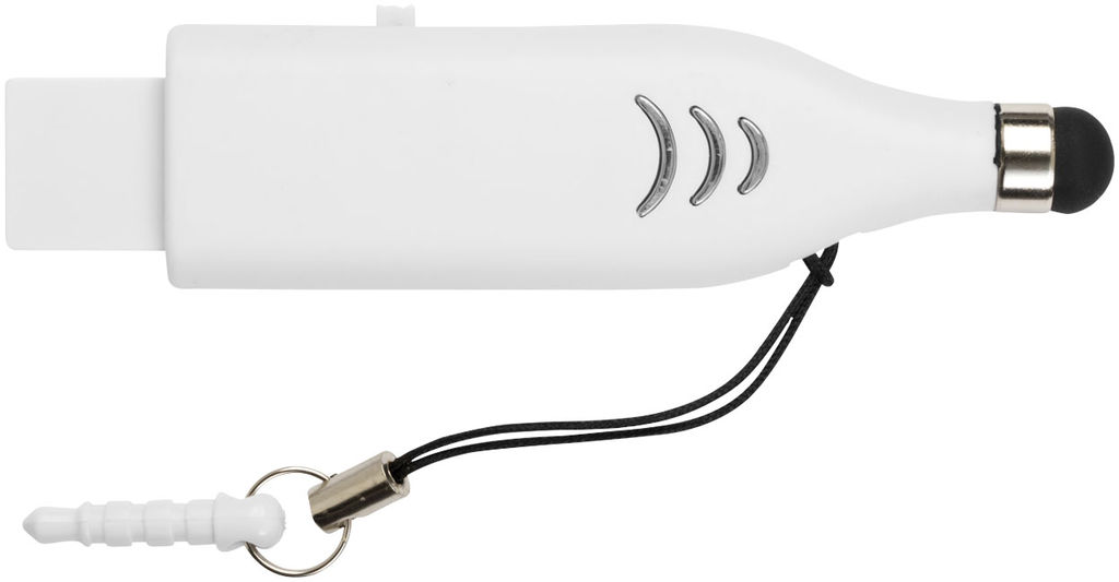 Флешка со стилусом 16GB, цвет белый - 1Z39230D-16GB- Фото №4