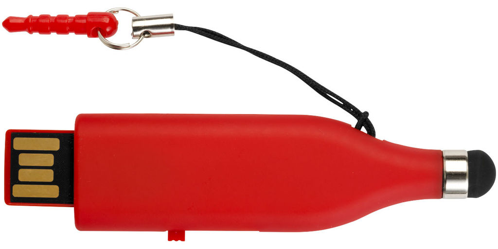 Флешка со стилусом 2GB, цвет красный - 1Z39233D-2GB- Фото №8