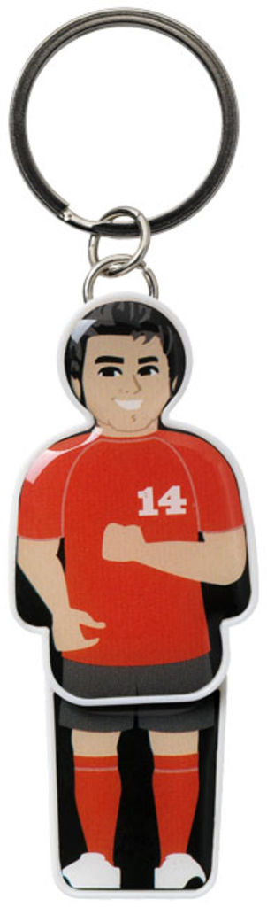 Флешка 8GB, цвет белый, красный - 1Z33773F-8GB- Фото №3