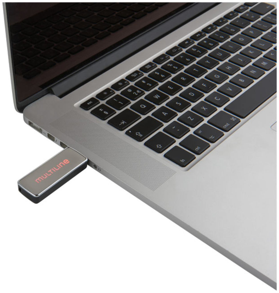 Флешка 64GB, цвет сплошной черный, красный - 1Z48003F-32GB- Фото №2