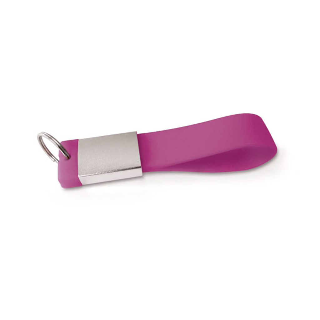 Флешка-брелок 4GB, цвет фиолетовый
