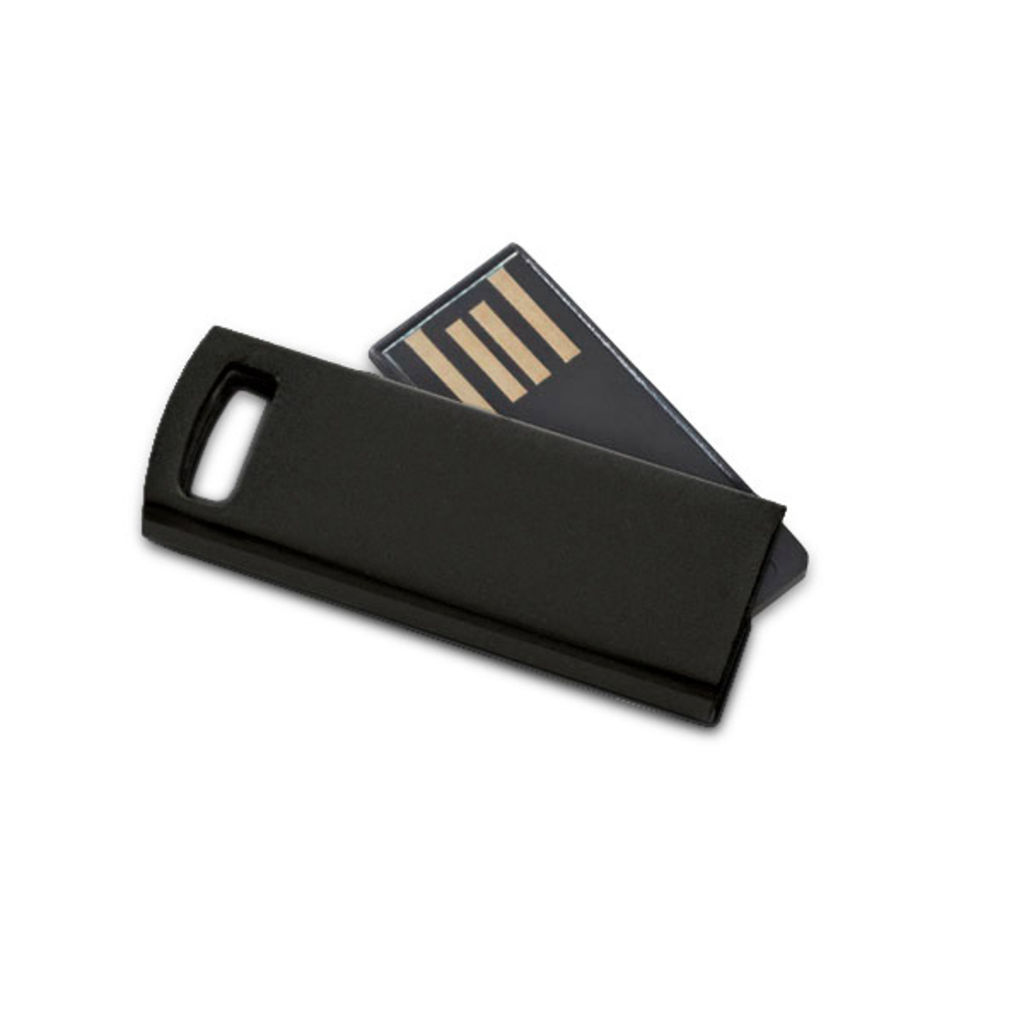 Флешка-мини 16GB, цвет черный