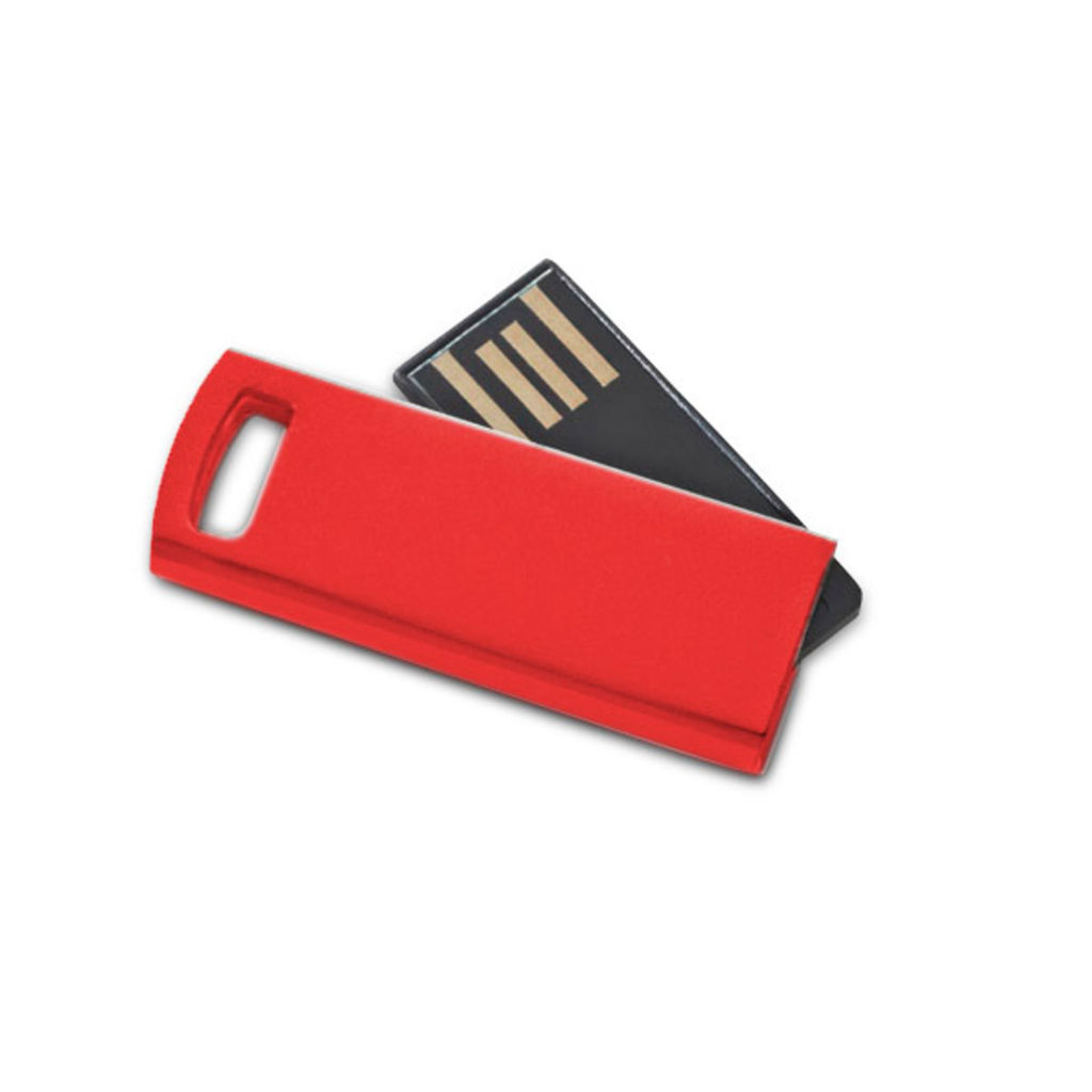 Флешка-міні 2GB, колір червоний