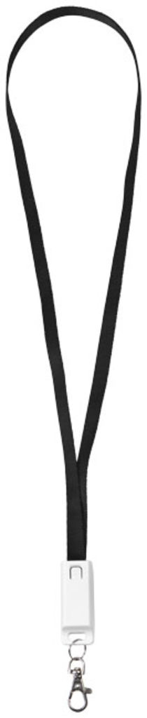 Кабель для зарядки Trace, цвет сплошной черный - 12396900- Фото №7