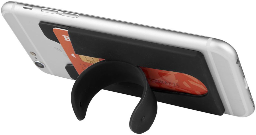 Наушники Silic Phone Wallet-WH, цвет сплошной черный - 13499200- Фото №13